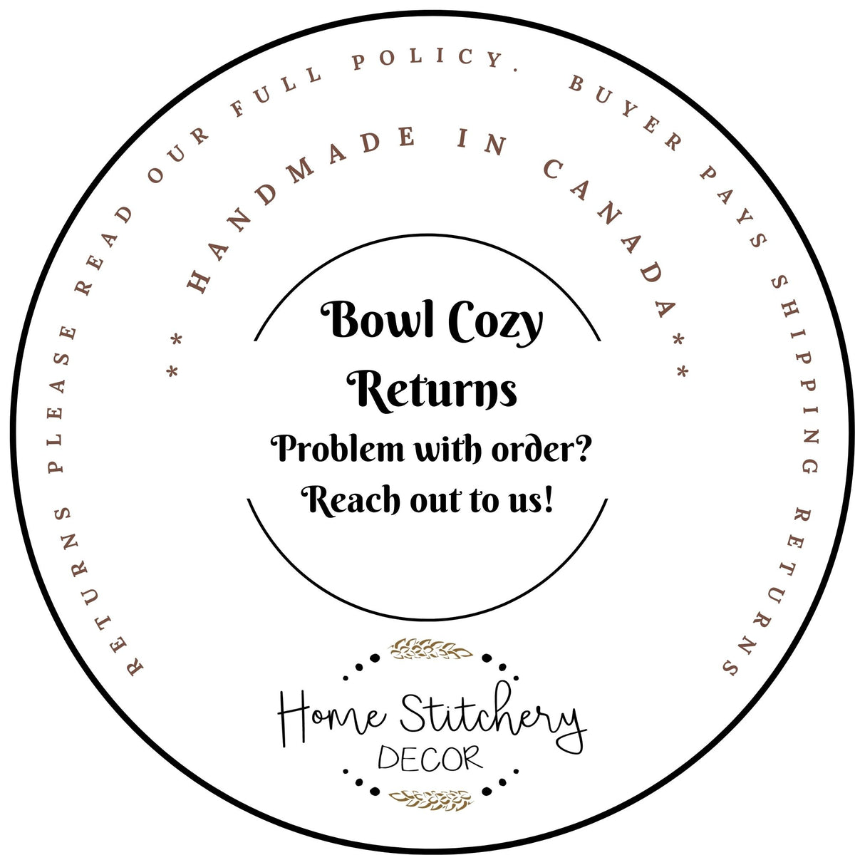 Floral Farmhouse Soup Bowl Cozy – Handmade Bowl Holder
