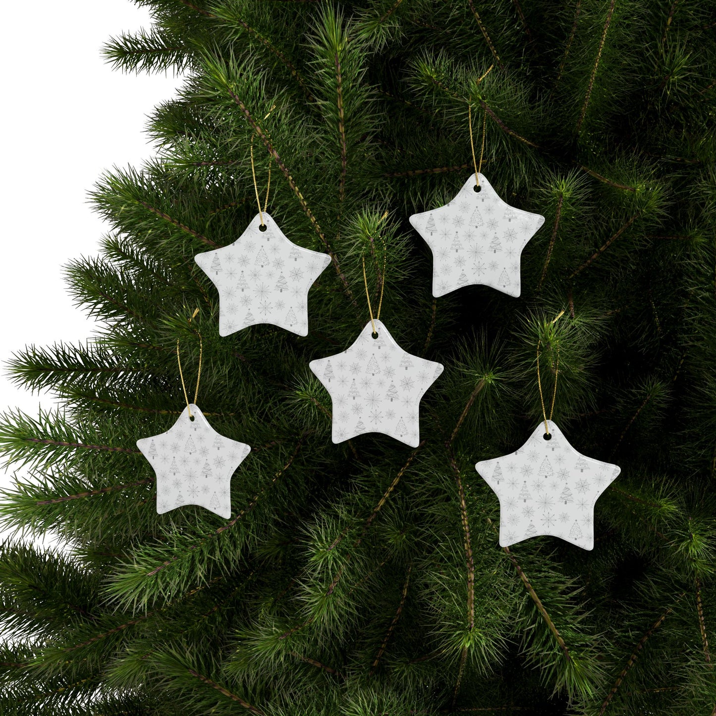 Heart-Shaped Ceramic Ornaments, Holiday Decor, Christmas Gift, Tree Decorations, Keepsakes, Festive Home Accents