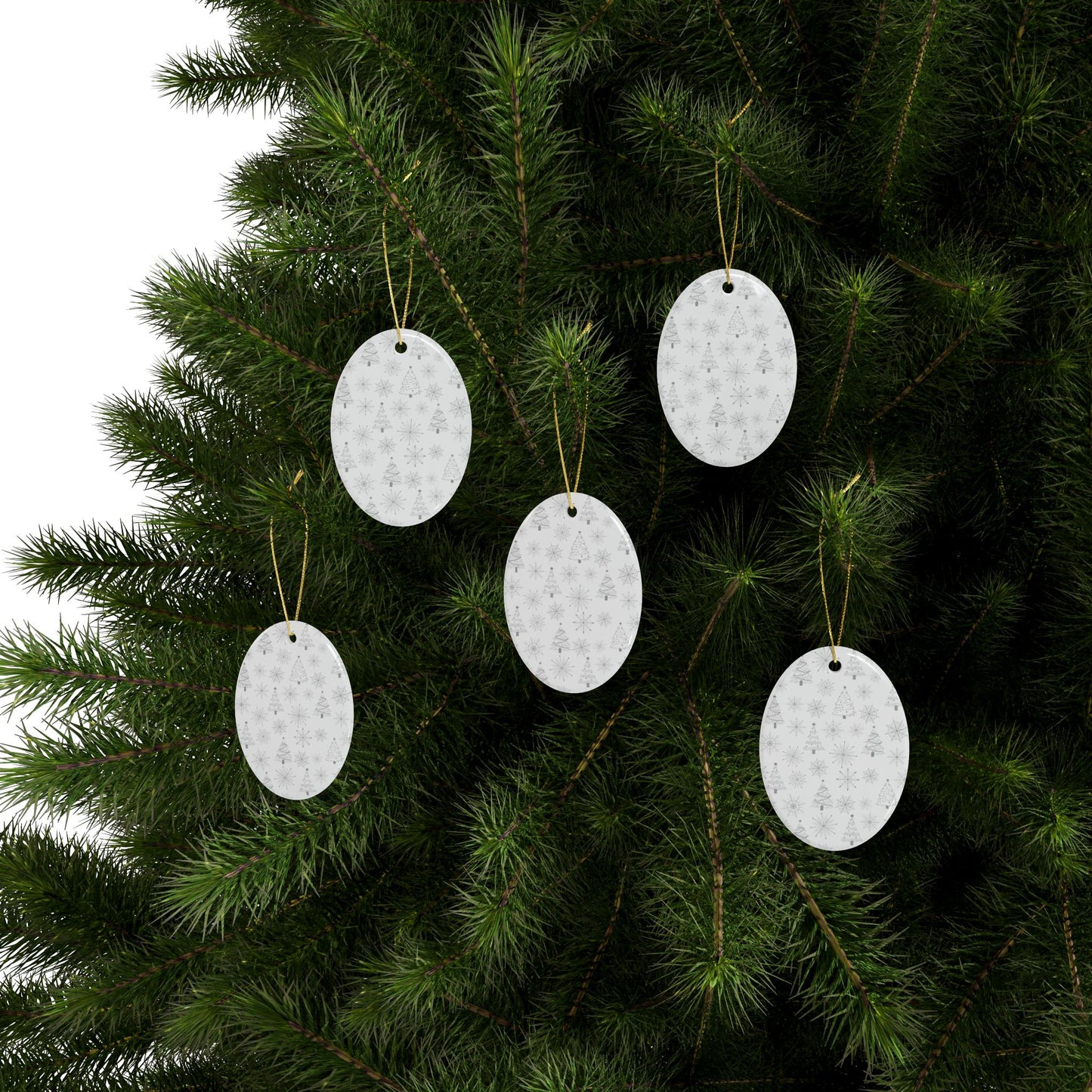 Heart-Shaped Ceramic Ornaments, Holiday Decor, Christmas Gift, Tree Decorations, Keepsakes, Festive Home Accents