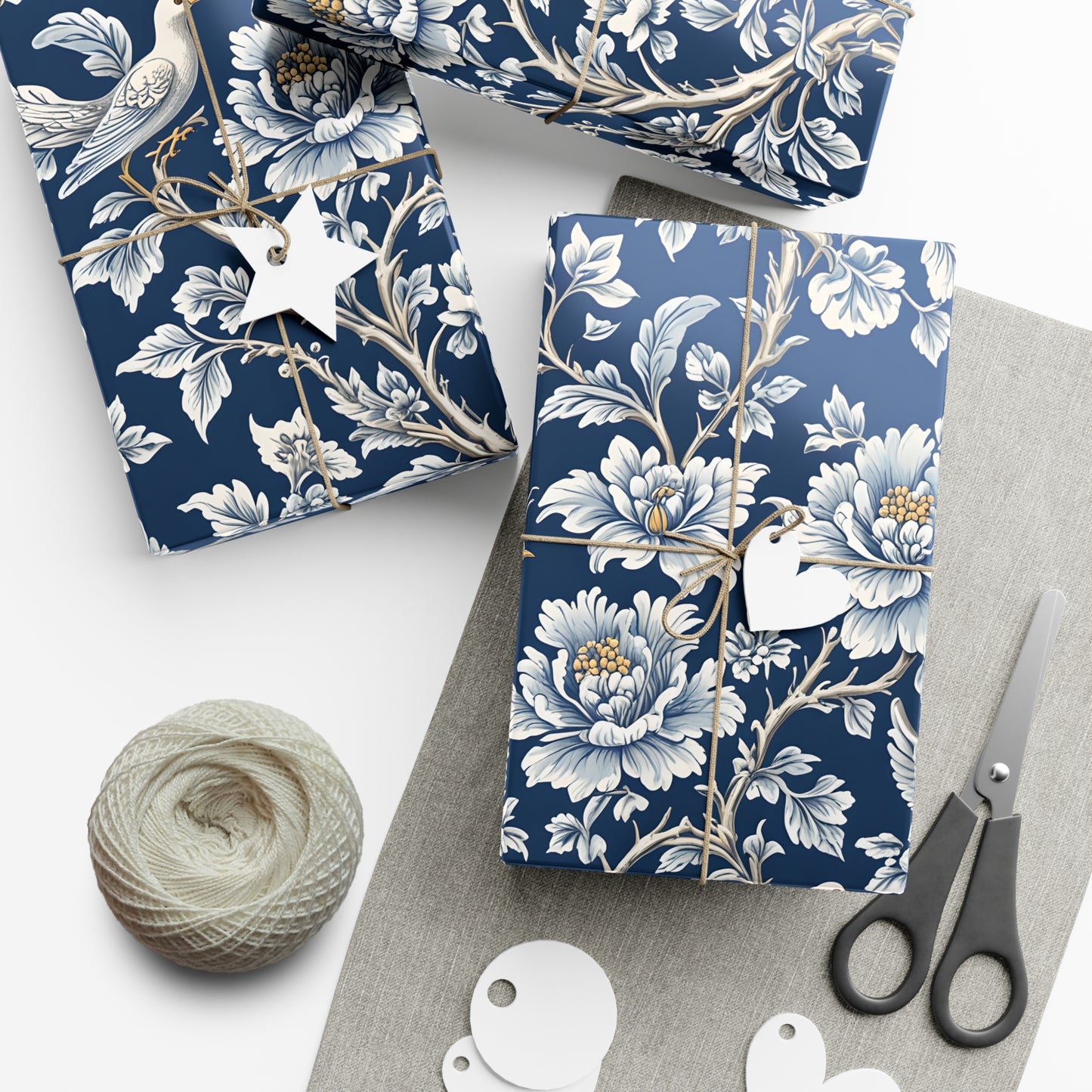 Elegant Floral Gift Wrap Papers for Any Occasion, Birthday, Wedding, Holiday, Eco-friendly Gift Packaging, Unique Present Wrapping