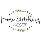 Home Stitchery Decor Logo, Website Featuring Modern Farmhouse Home Decor, Shop the mix and match collections of coordinated decor.