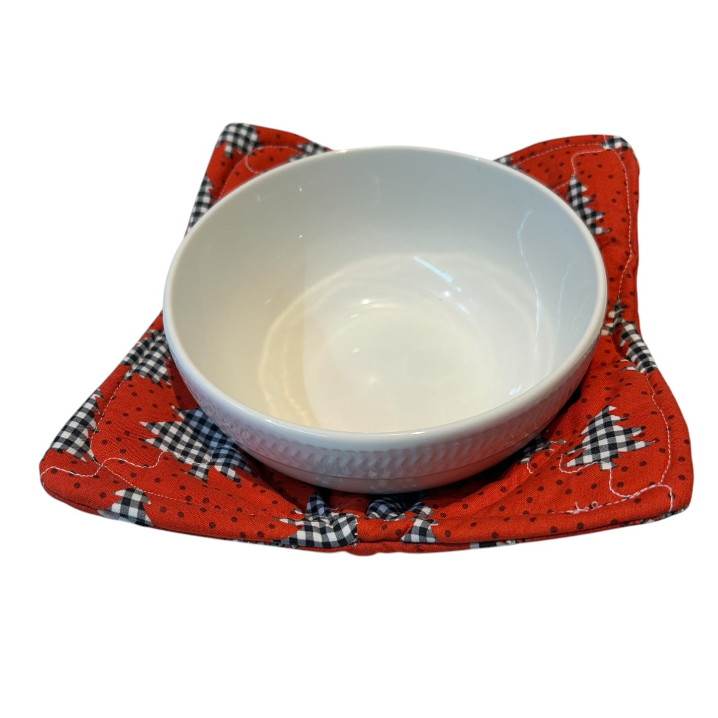 Christmas Soup Bowl Hugger, Microwave Soup Hugger, Microwave Soup Bowl Cozy