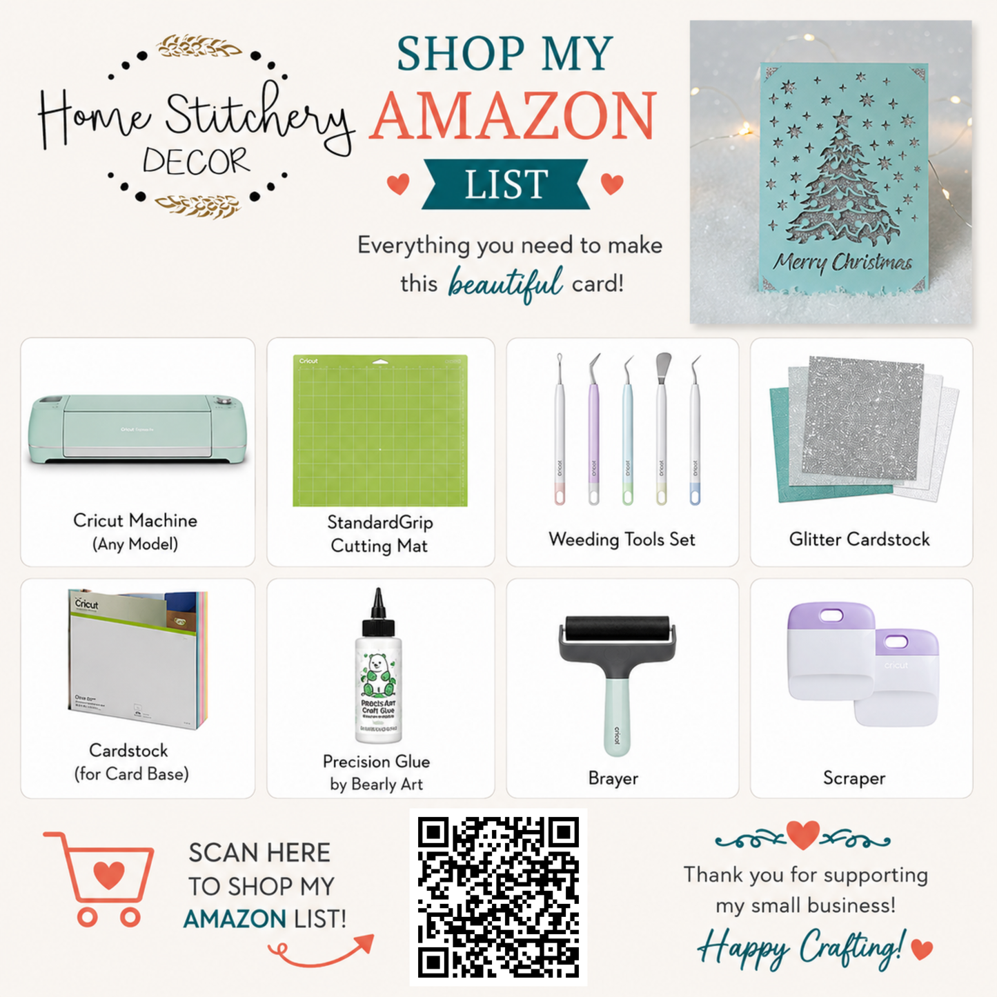 Christmas Card SVG Bundle – 12 Digital Christmas Card Designs + Business Plan Bonus