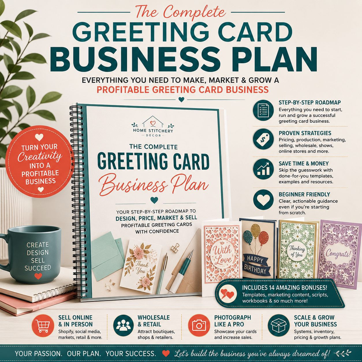 Complete Greeting Card Business Plan + Marketing Toolkit