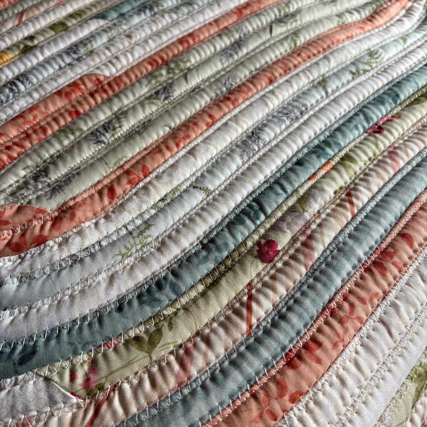 Oval Jelly Roll Rug – 25 x 36 Inch Handmade Cotton Farmhouse Rug | Washable Kitchen Accent Rug