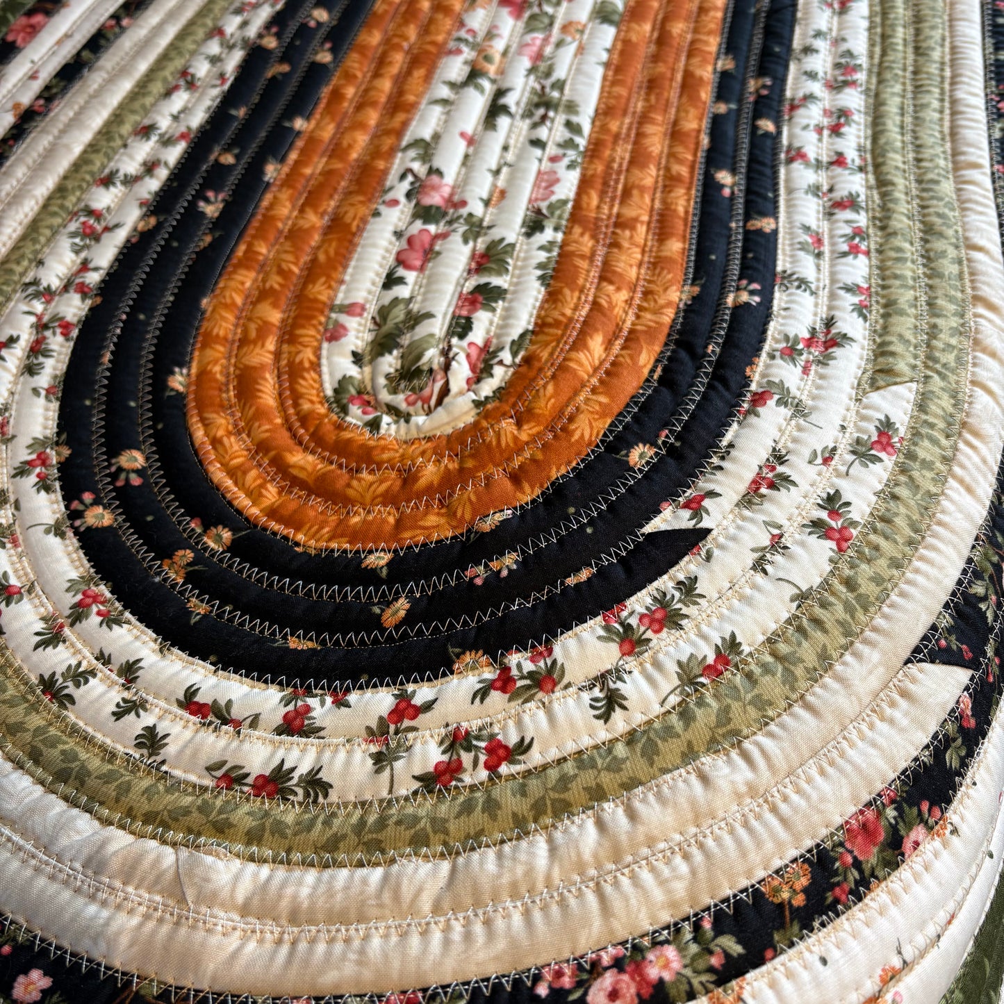 Autumn Garden Jelly Roll Rug