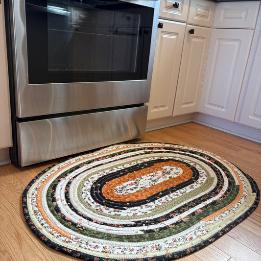 Autumn Garden Jelly Roll Rug