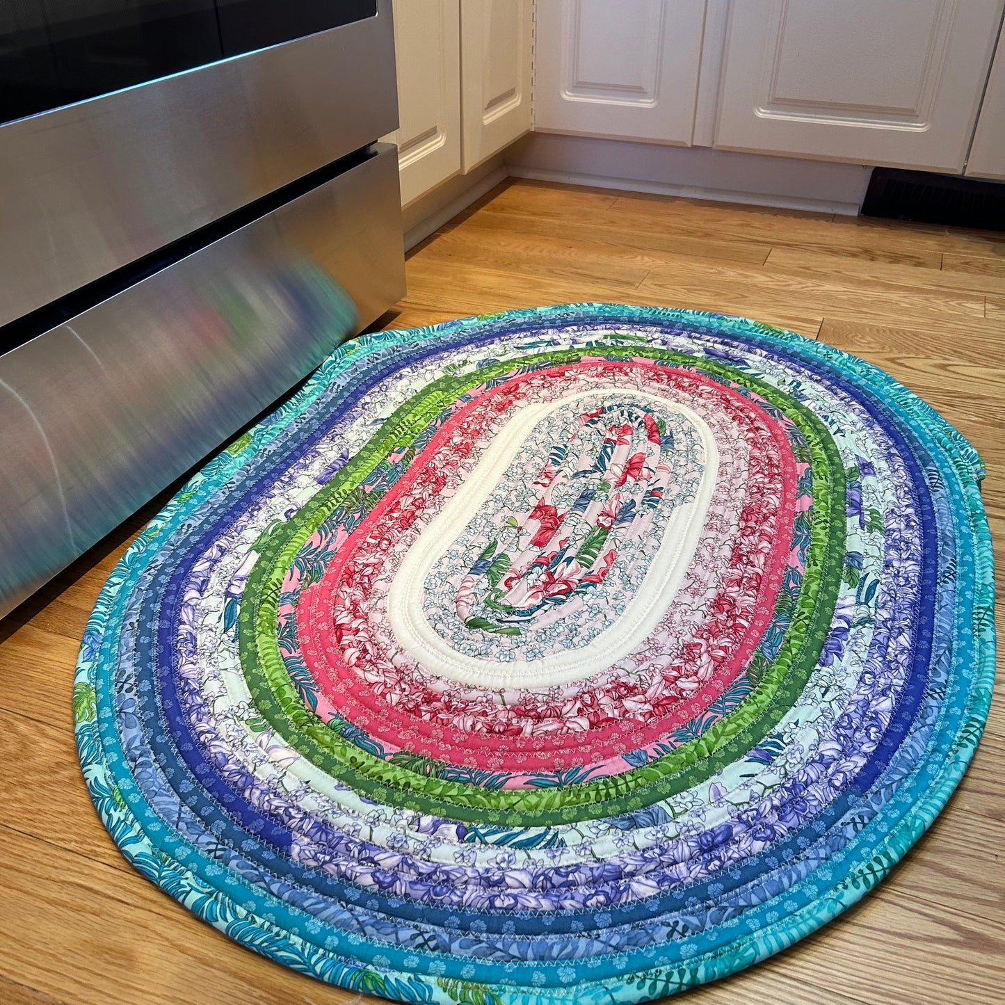 Island Print Jelly Roll Rug ~ Made in Canada