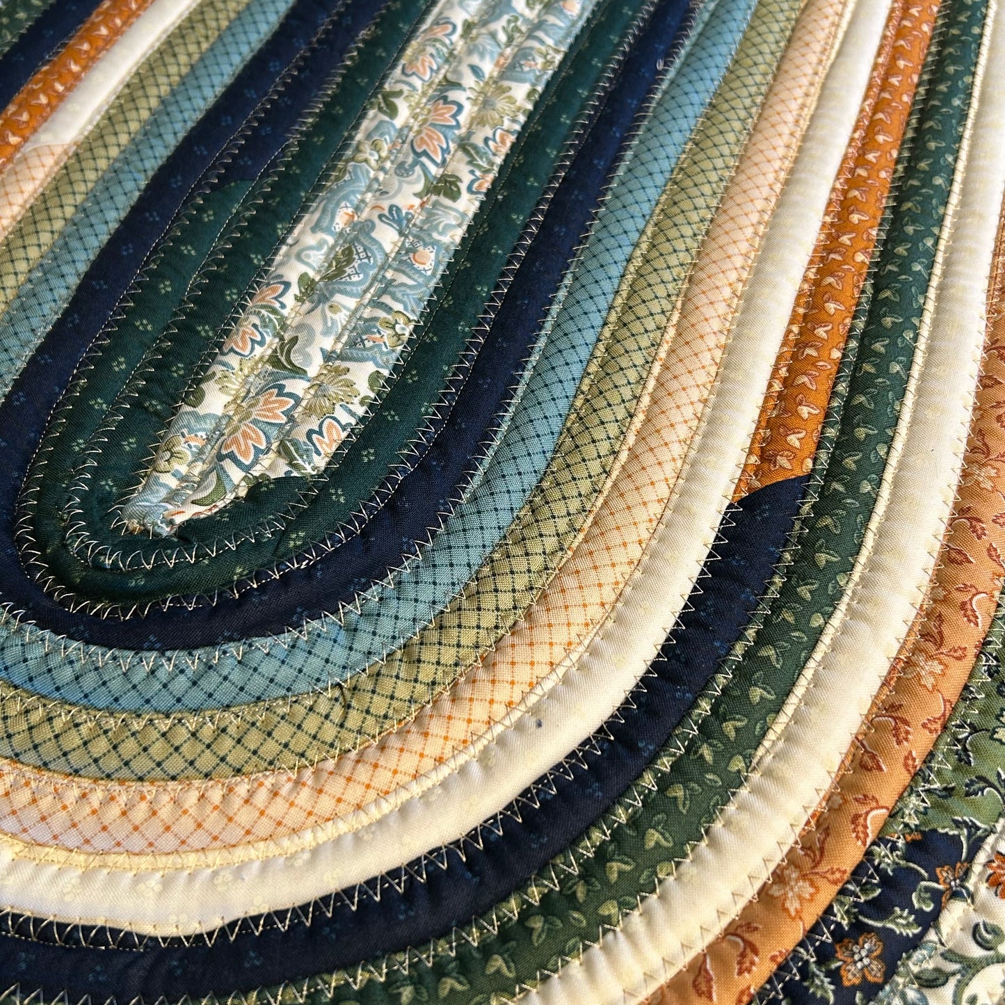 Craftsman Style Jelly Roll Rug