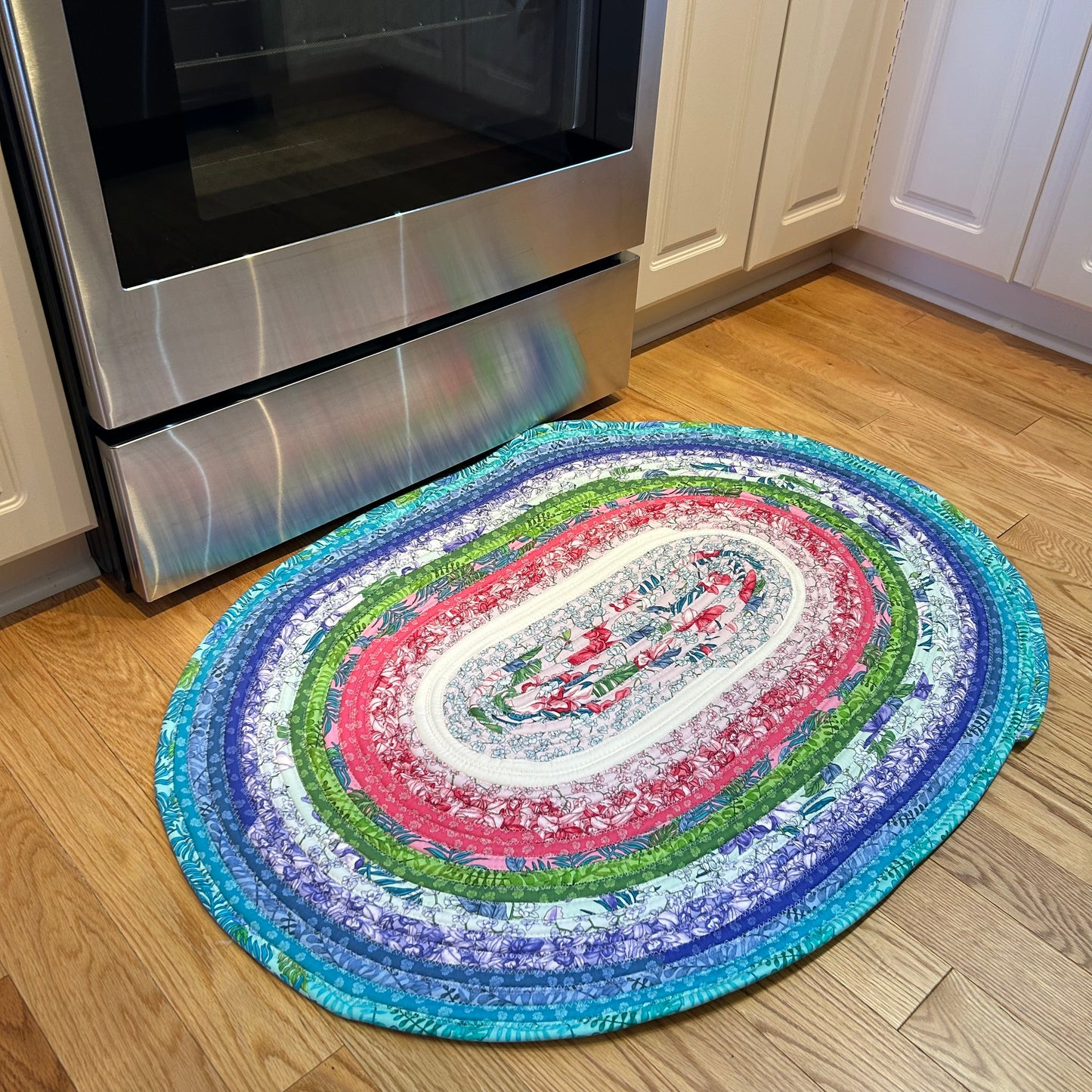Island Print Jelly Roll Rug ~ Made in Canada