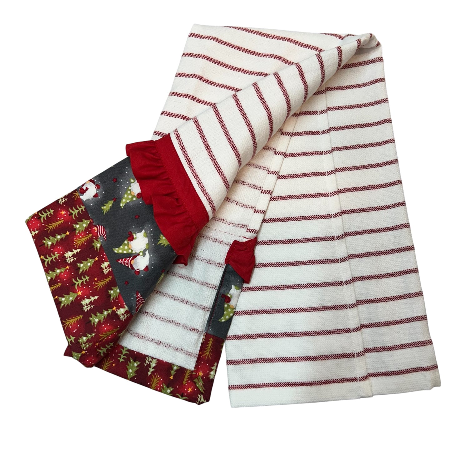 Gnome Christmas Dish Towel