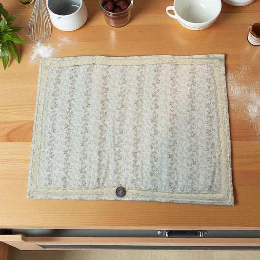 Cream Dish Drying Mat