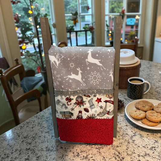 Reindeer and Nutcracker Towel