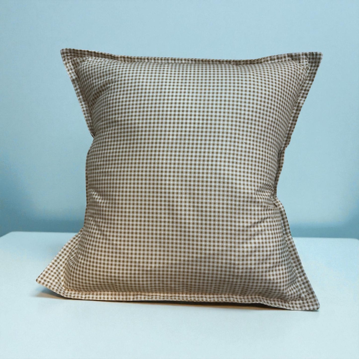 Gingham Print Pillow Cotton Pillow Sham - Insert sold separately
