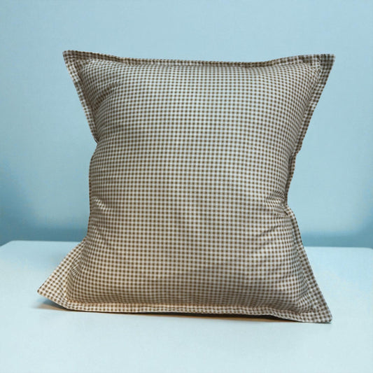 Gingham Print Pillow Cotton Pillow Sham - Insert sold separately
