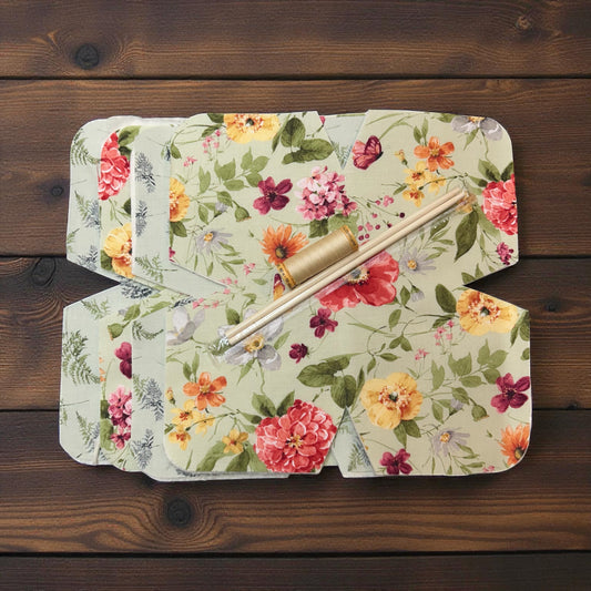 Soup Bowl Cozy Sewing Kit – Coral Floral