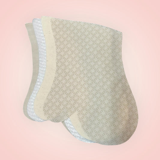 Taupe Burst Print Oven Mitt Sewing Kit- Makes 1 Mitt