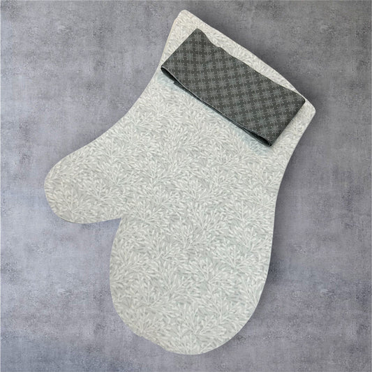 Light Grey Oven Mitt Sewing Kit- Makes 1 Mitt