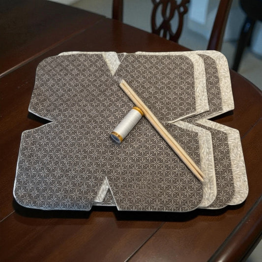 Soup Bowl Cozy Sewing Kit –  Grey