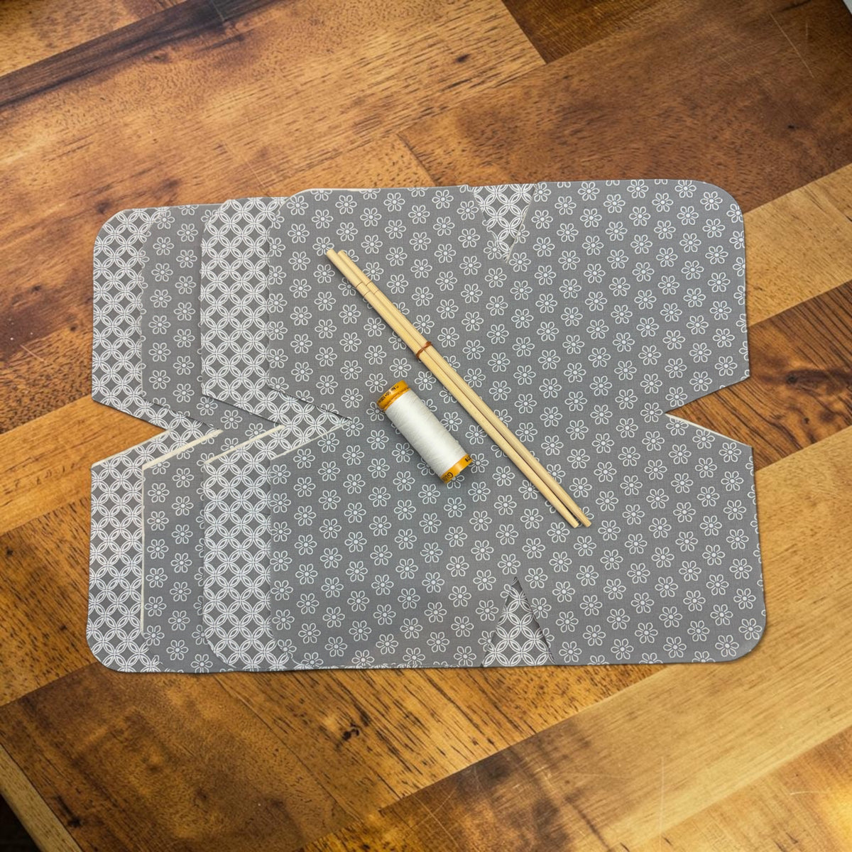 Soup Bowl Cozy Sewing Kit – Grey Daiseys