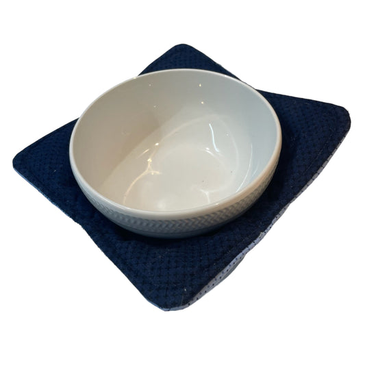 Soup Bowl Cozy Blue Microwave Soup Cozy For Hot Soup Pad
