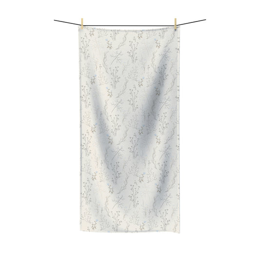 Off White Floral Bath Towel | 2 Sizes Available