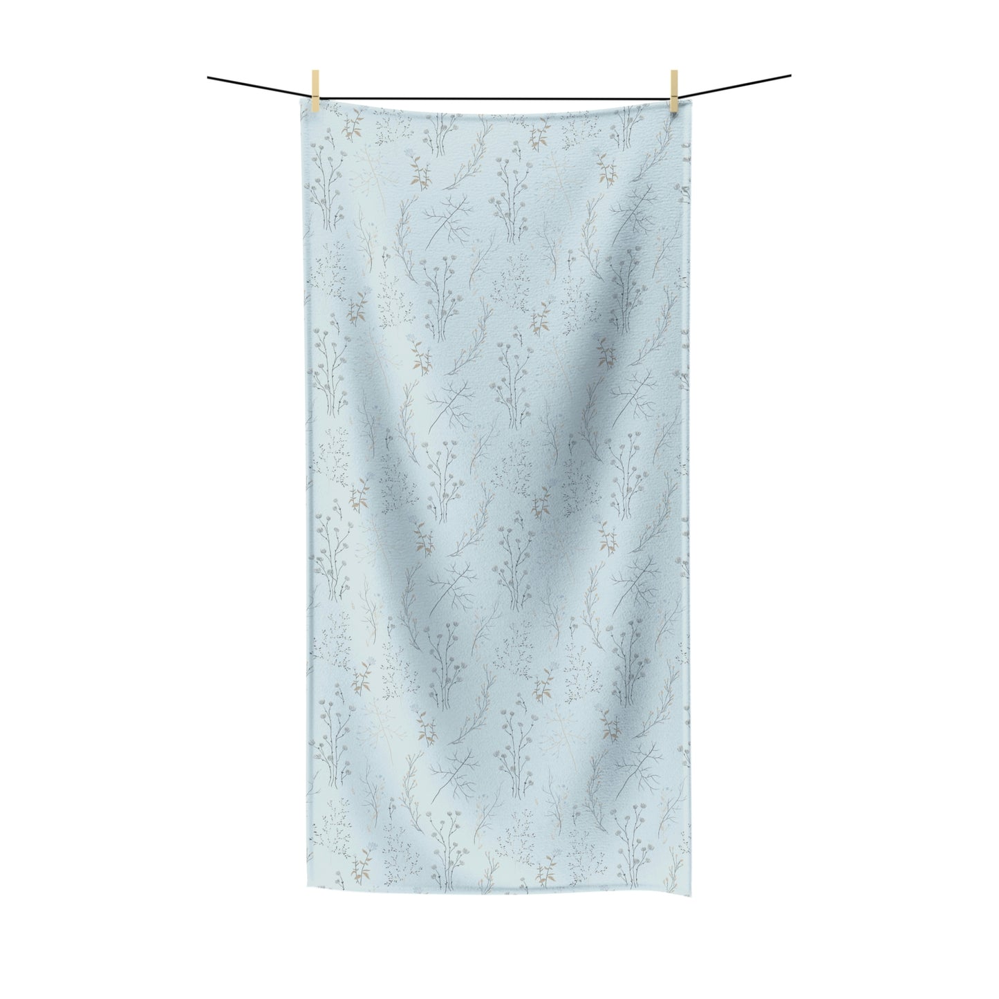 Blue Floral Bath Towel | 2 Sizes Available
