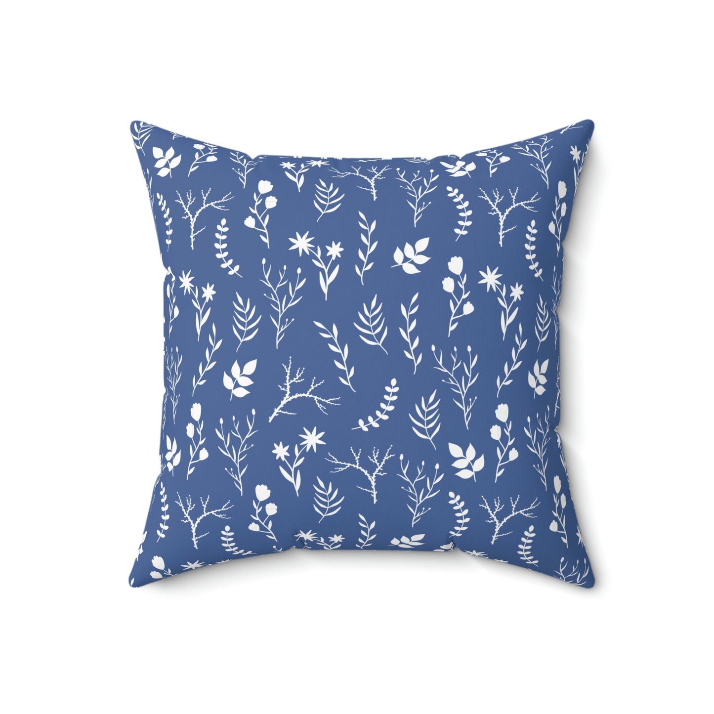 Indigo Blue and White Floral Pillow | 4 Sizes Available