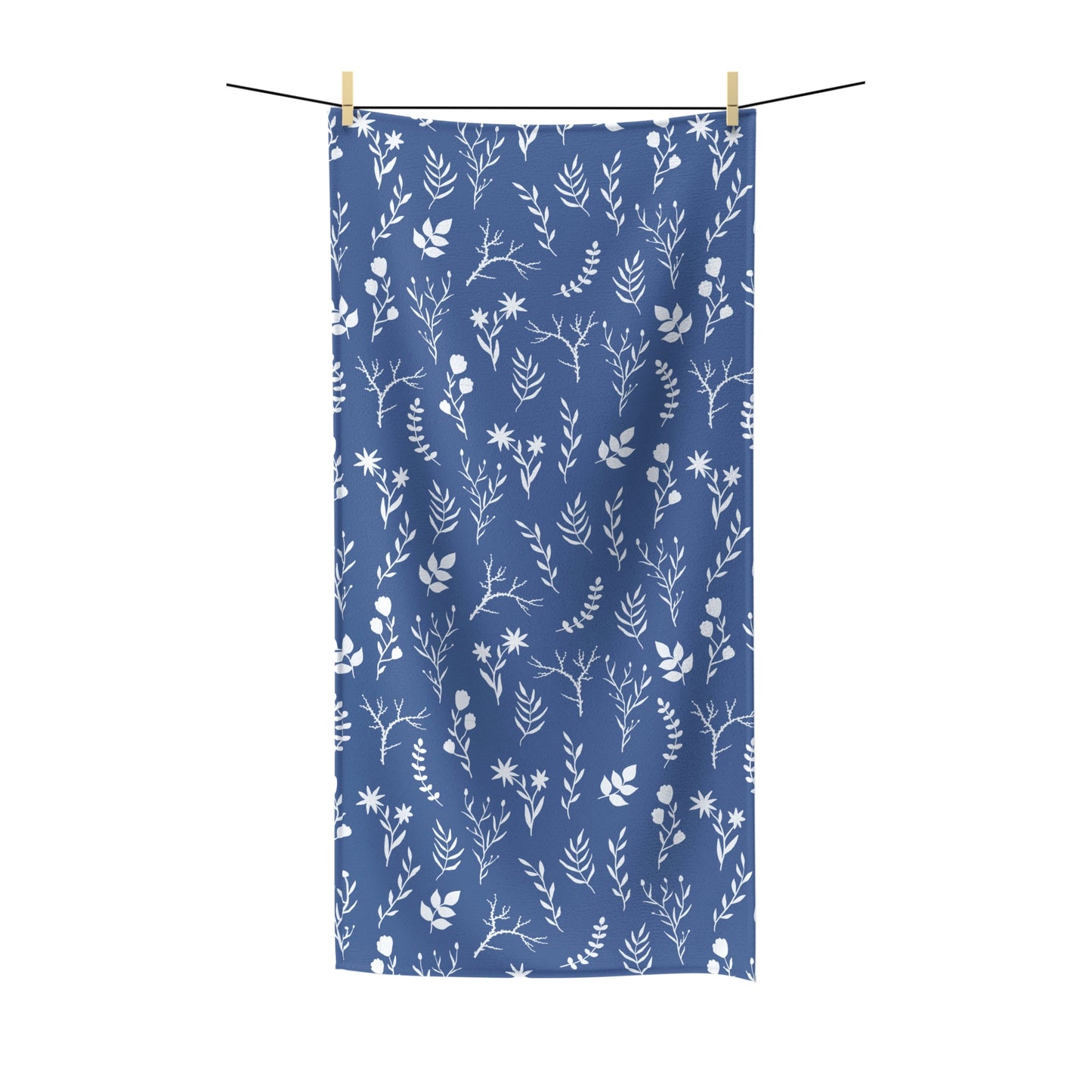 Indigo Floral Luxurious Bath Towel | 2 Sizes Available