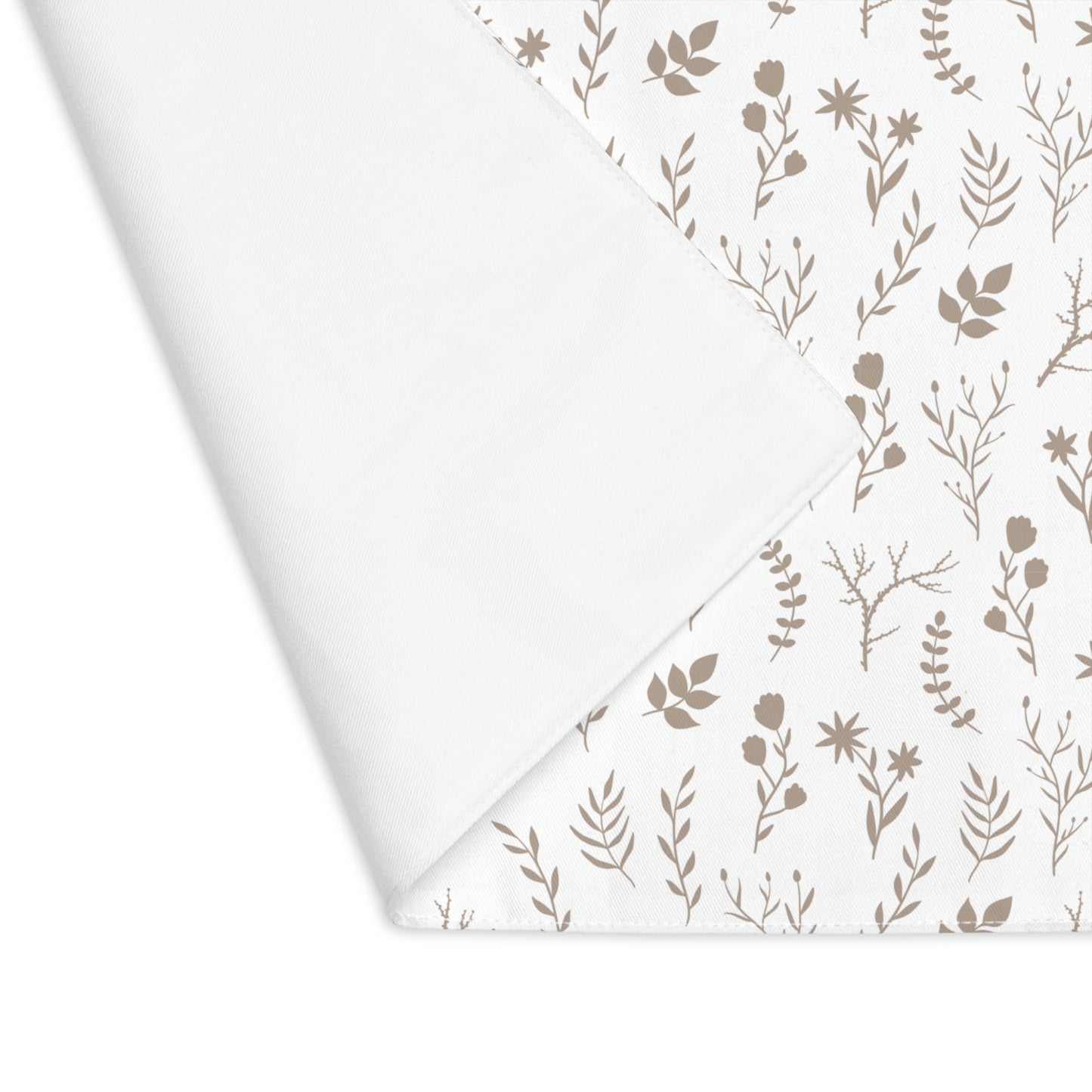 Taupe and White Placemat