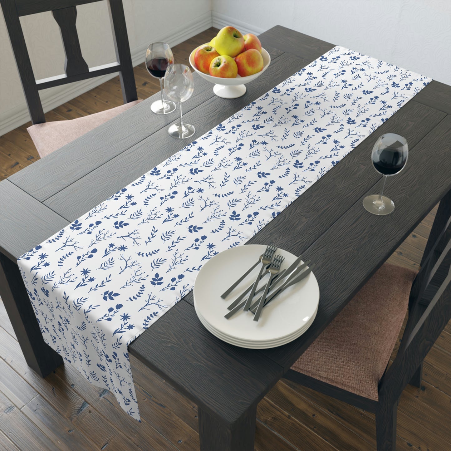 Table Runner (Cotton, Poly) - Home Stitchery Decor