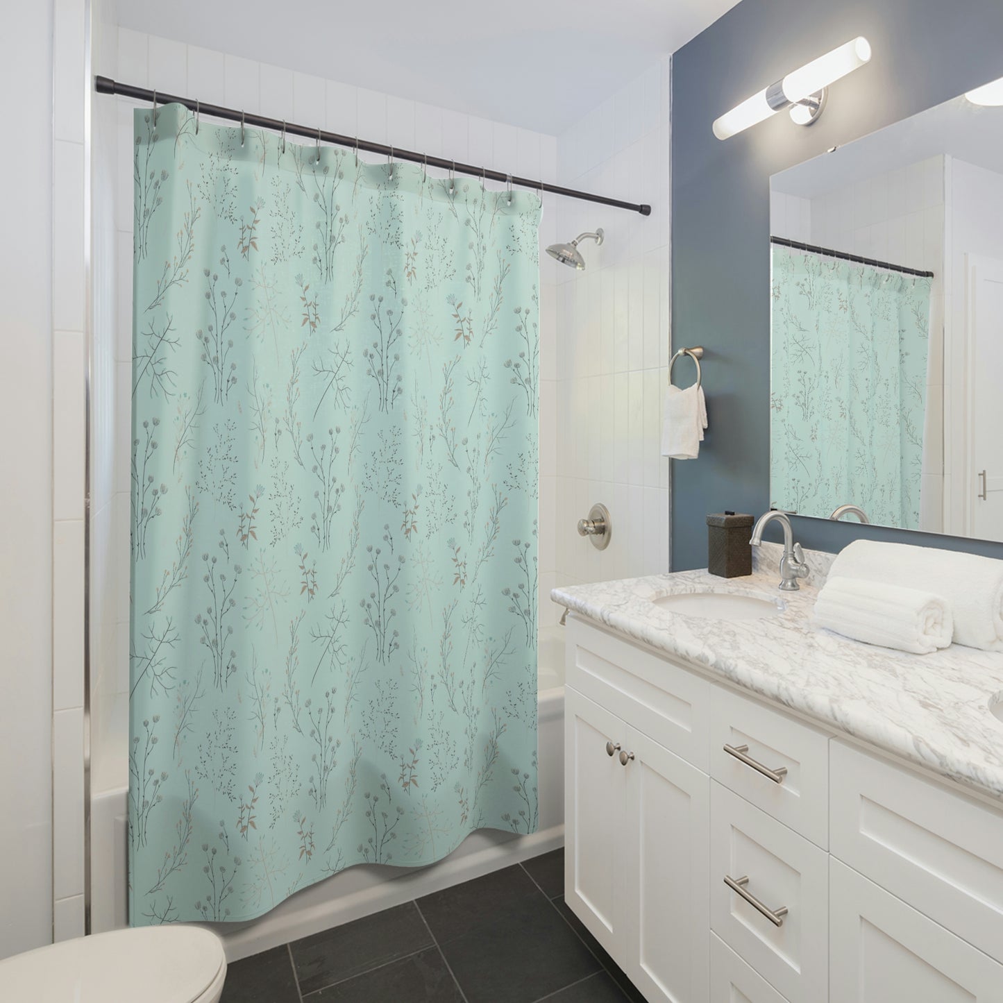 Fabulous Floral Shower Curtain