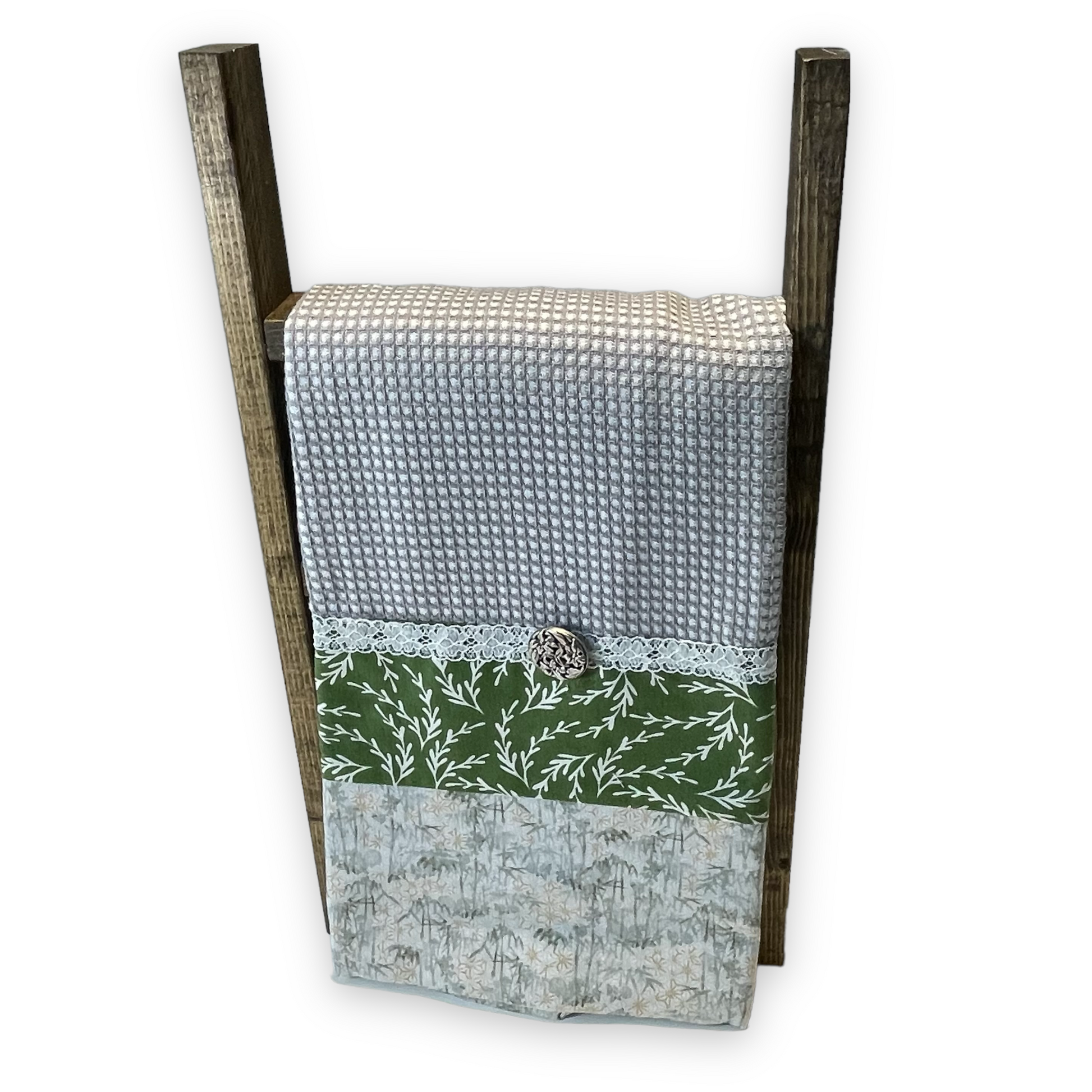 Modern Farmhouse Tea Towel, Farmhouse Kitchen Dish Towel - Home Stitchery Decor