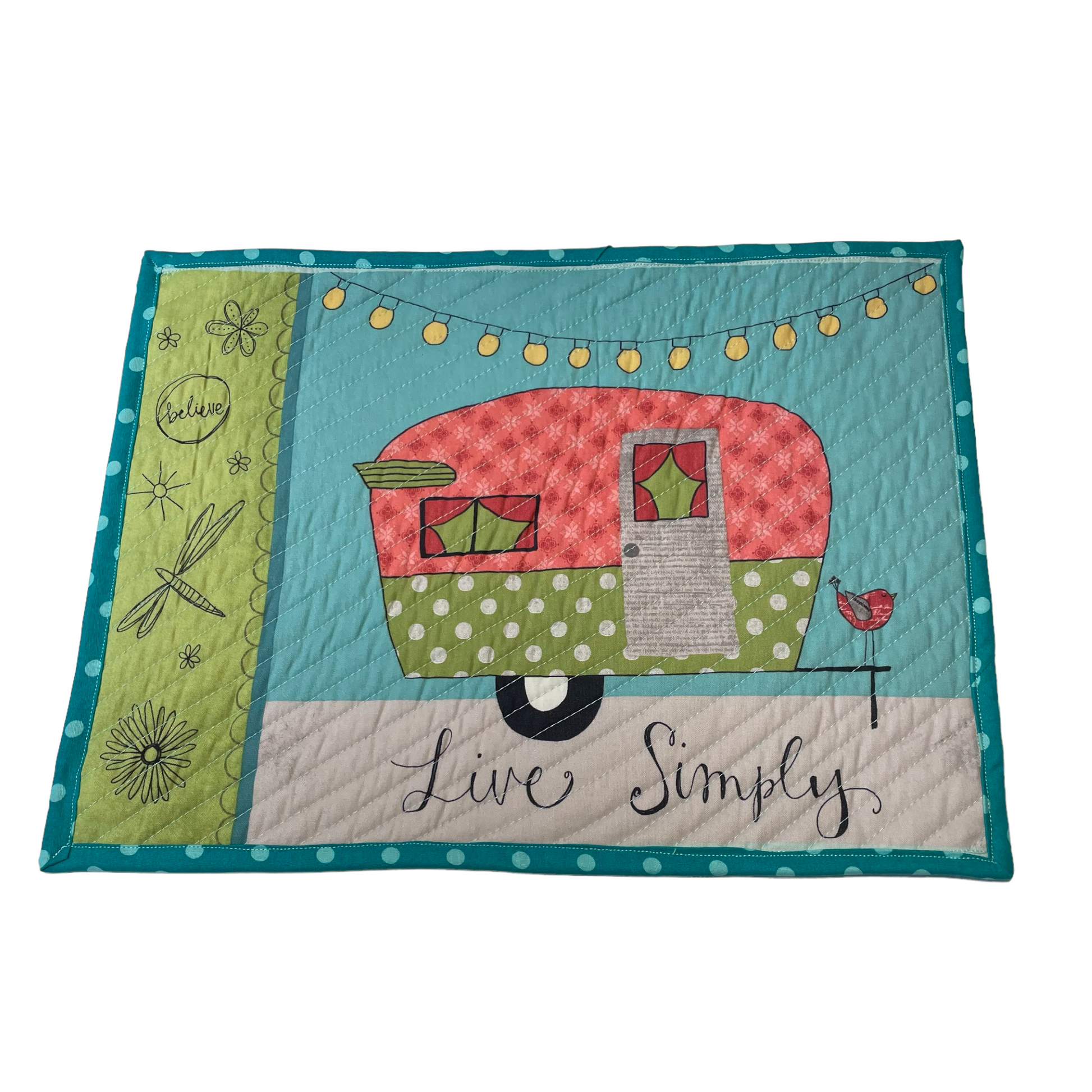 Quilting Camping Placemats - Home Stitchery Decor
