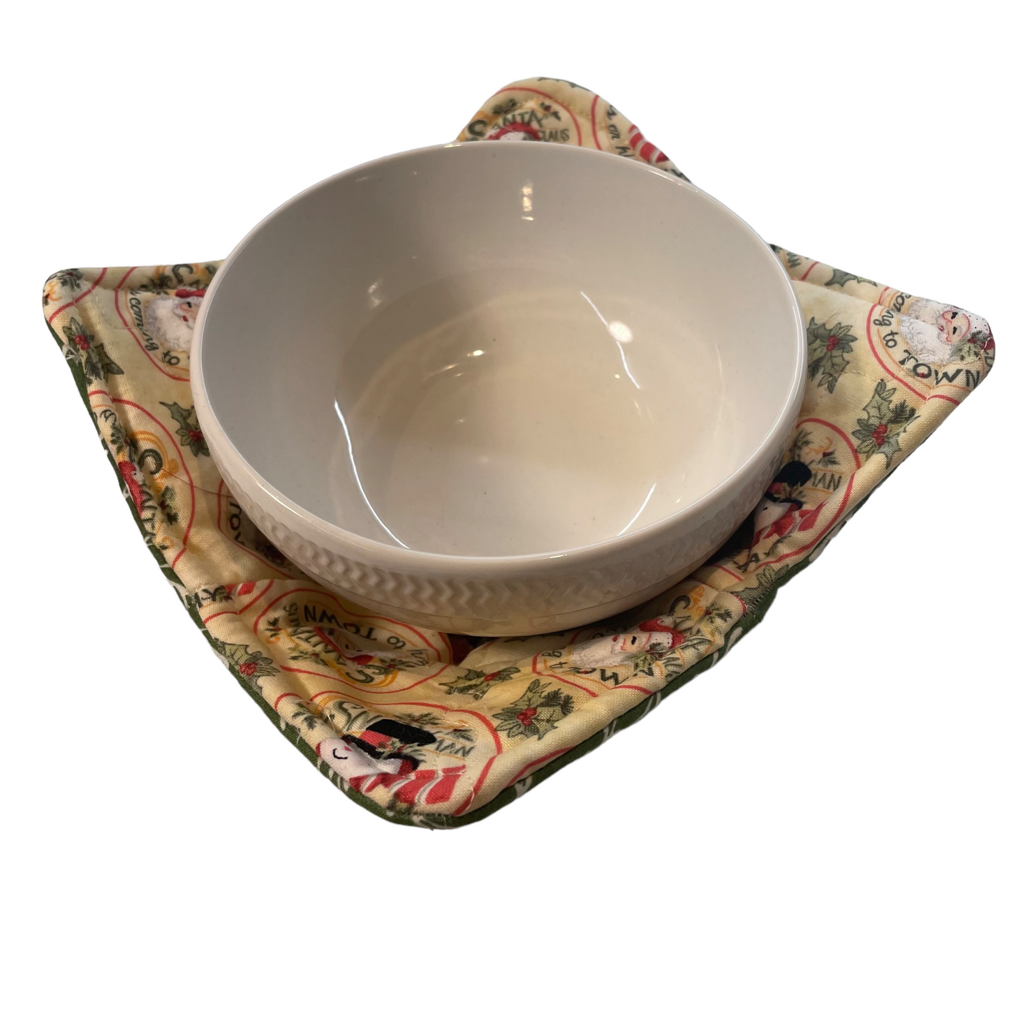 Microwave Soup Bowl Cozy | Cute Christmas Soup Bowl Cozy - Home Stitchery Decor