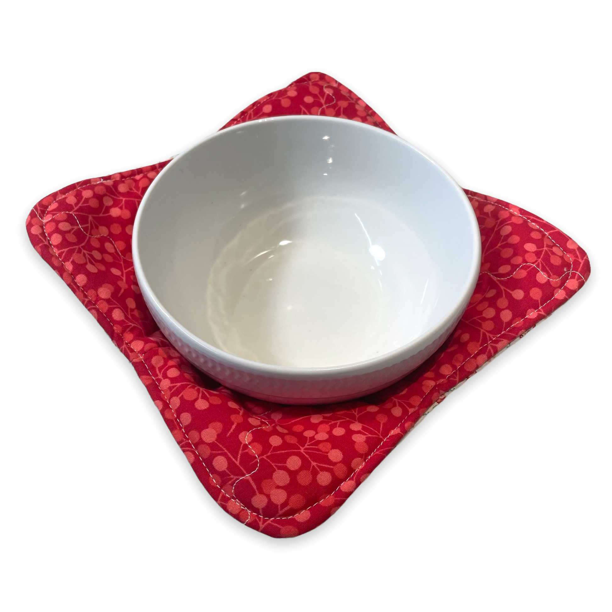 Washable and reversible, these super handy cotton soup bowl huggers are a fantastic addition to your kitchen. Handmade in Canada with quilt cotton, cotton thread and Pellon Wrap and Zap Batting. Soup bowl cozies make great house warming gifts and stocking stuffers. Shop your favorite color today and be sure to follow along on the Home Stitchery Decor YouTube Channel.