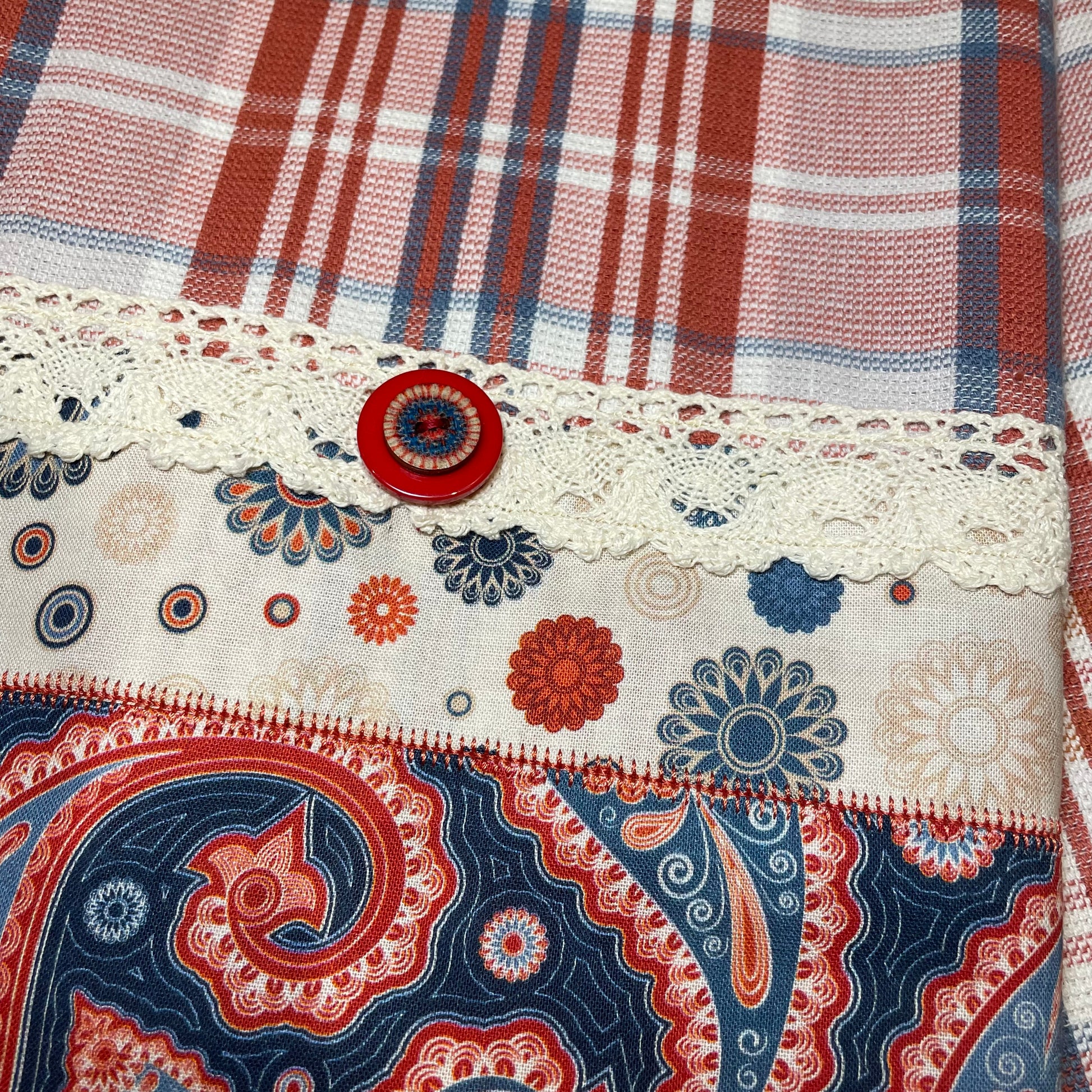Decorative Dish Towel handcrafted by Home Stitchery Decor. Dress up your kitchen with stylish tea towels you cannot find in major stores! Shop your favorites or make your own with tutorials on the Home Stitchery Decor YouTube Channel.