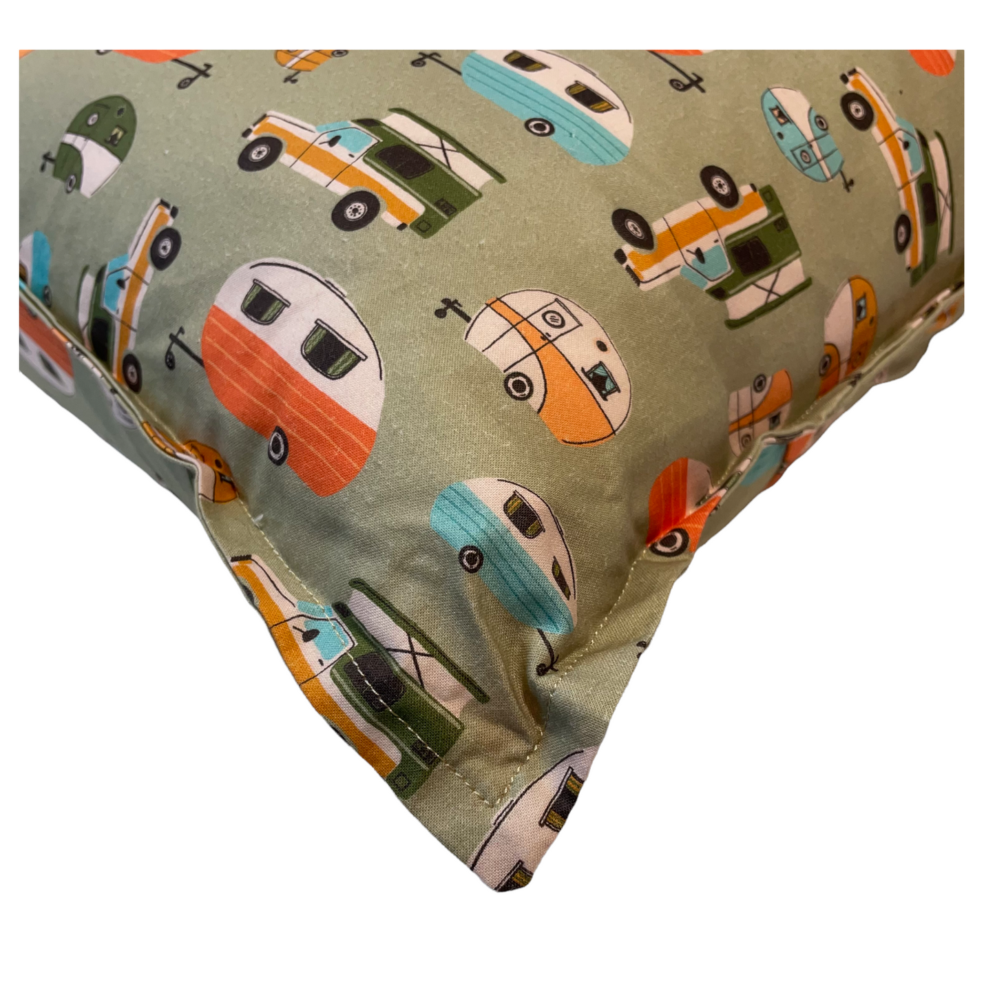 Retro Camp Pillow. Vintage Camper Pillow. RV Pillow. Glamper Decor - Home Stitchery Decor