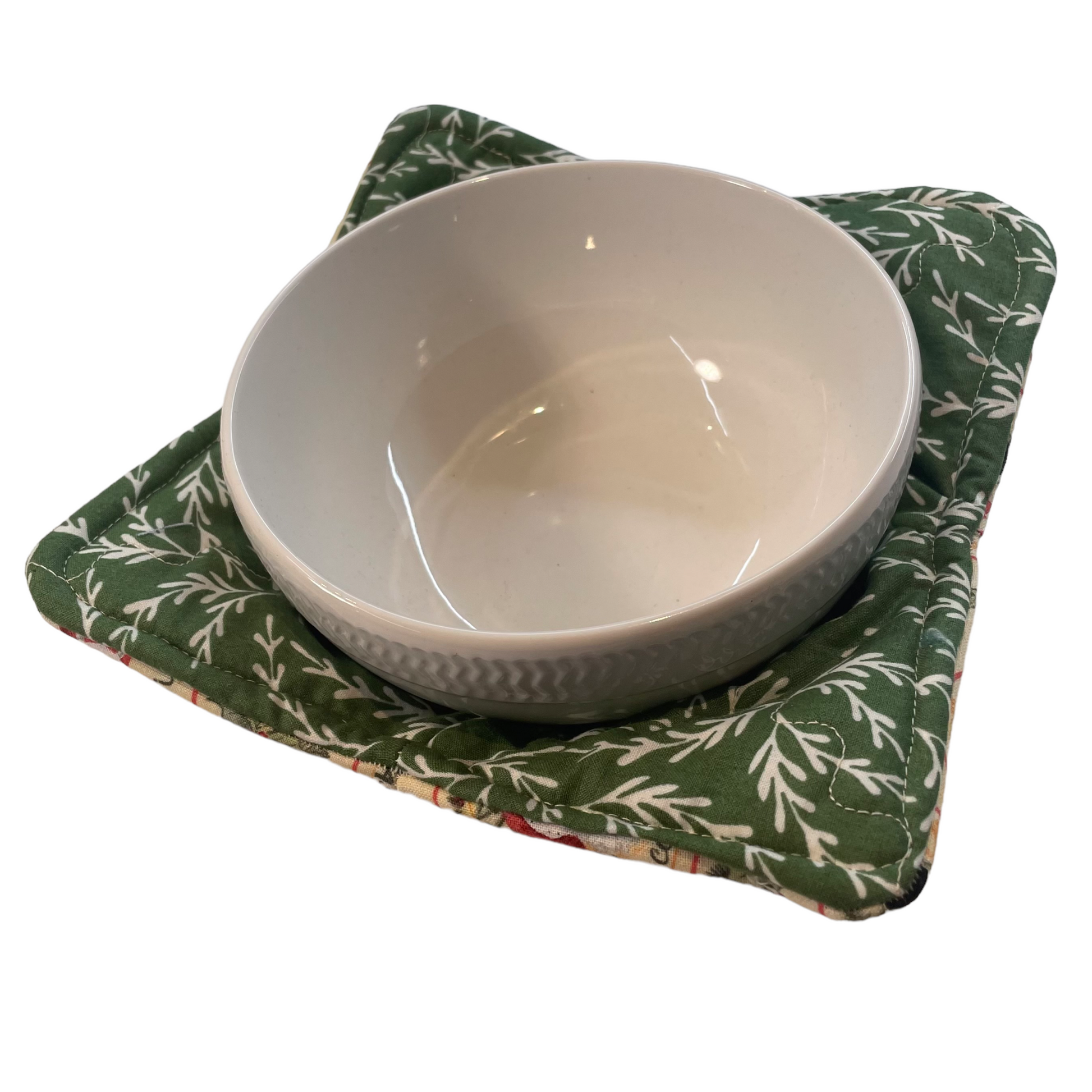 Microwave Soup Bowl Cozy | Cute Christmas Soup Bowl Cozy - Home Stitchery Decor