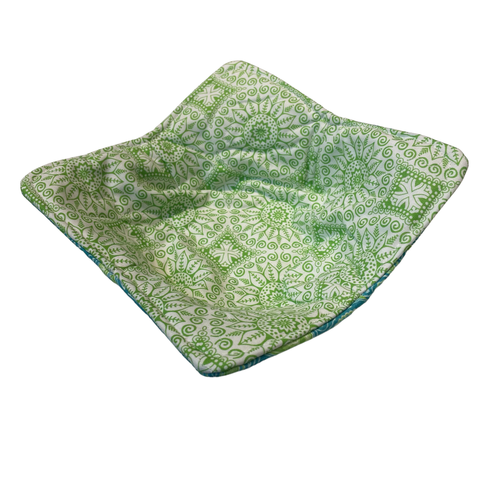 Microwave Soup Bowl Cozy, Soup Hot Pad, Handcrafted in Canada - Home Stitchery Decor