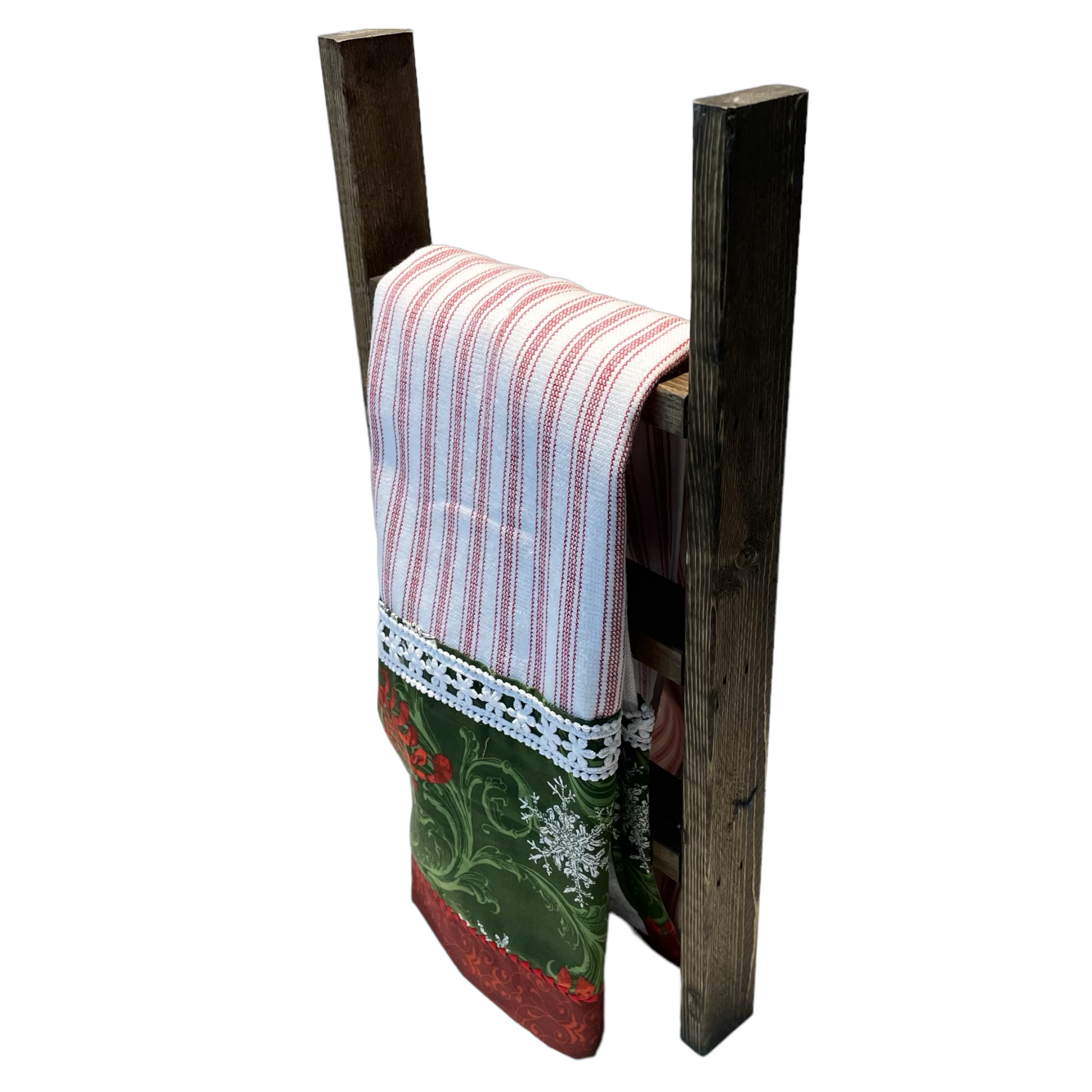 Christmas Dish Towels, Christmas Kitchen Tea Towel. - Home Stitchery Decor