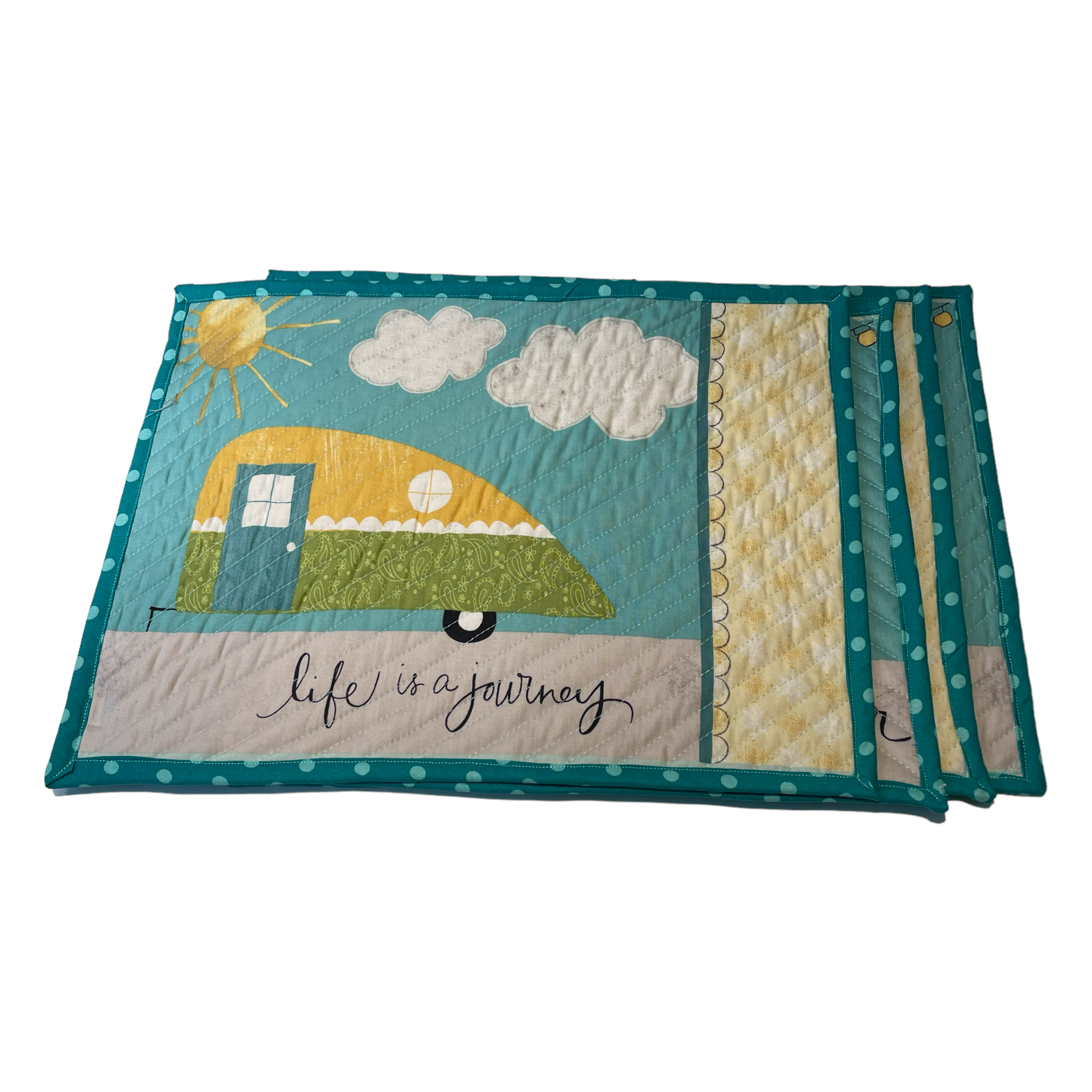 Quilting Camping Placemats - Home Stitchery Decor