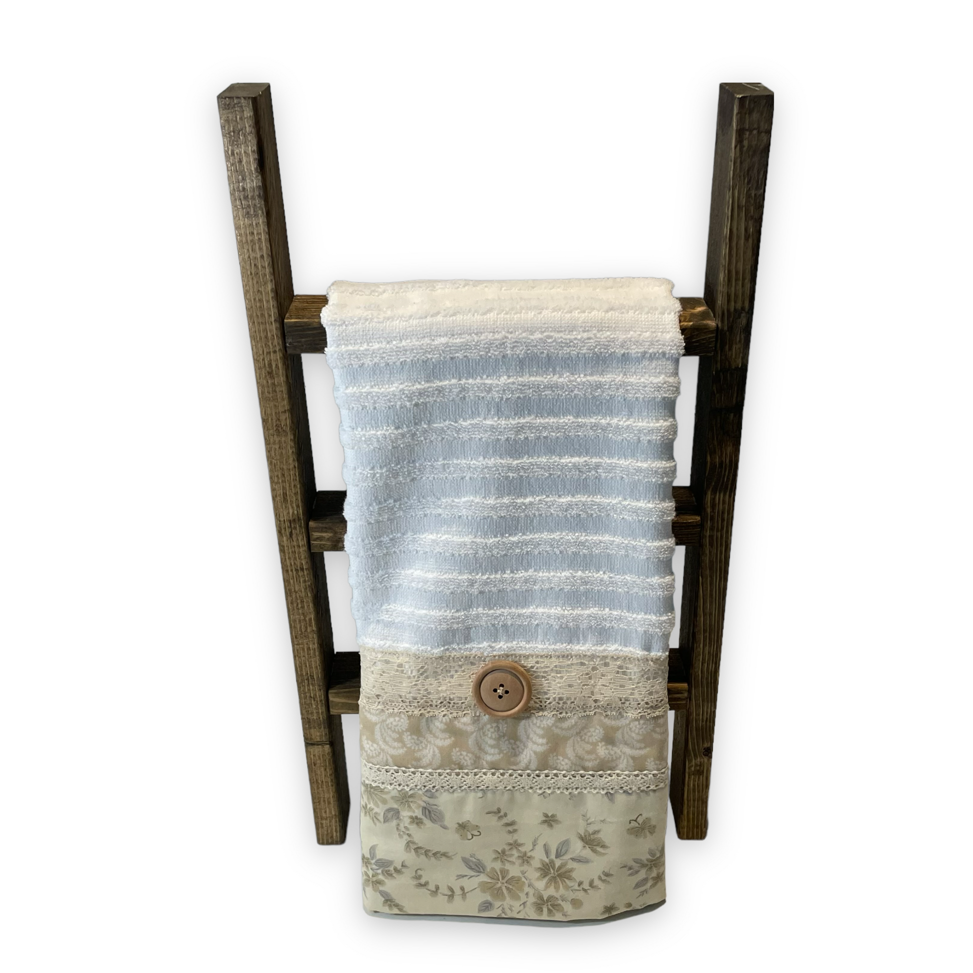 Cute Vintage Farmhouse Kitchen Dish Towel, Decorative Farmhouse Tea Towel - Home Stitchery Decor