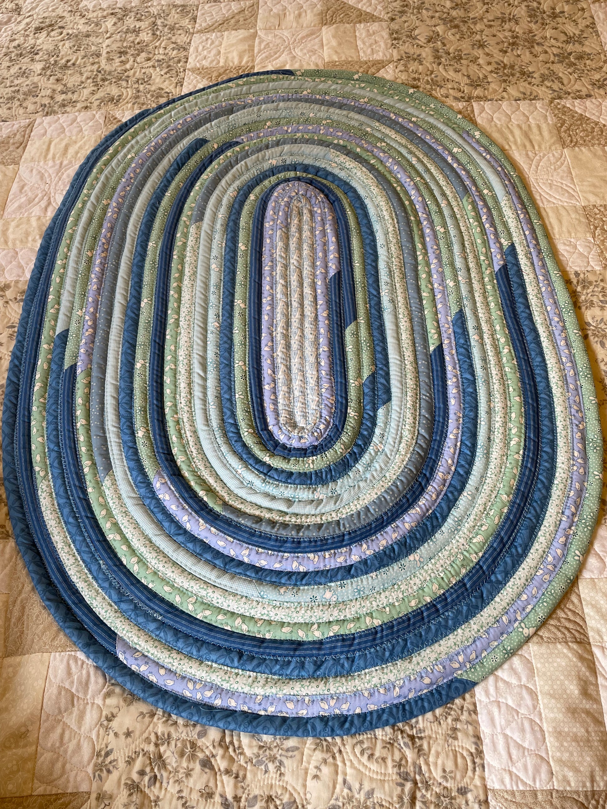 A beautiful blue and green nursery rug is the perfect way to bring life and color to any nursery. Whether in soft and subtle hues or bold and eye-catching shades, this rug will add a unique and special touch to any baby's room. Made from high-quality materials, this rug will provide warmth and comfort to both baby and parents. The easy to clean surface makes this rug a great choice for both parents and children. Enjoy the perfect combination of style and function with the blue and green nursery rug.