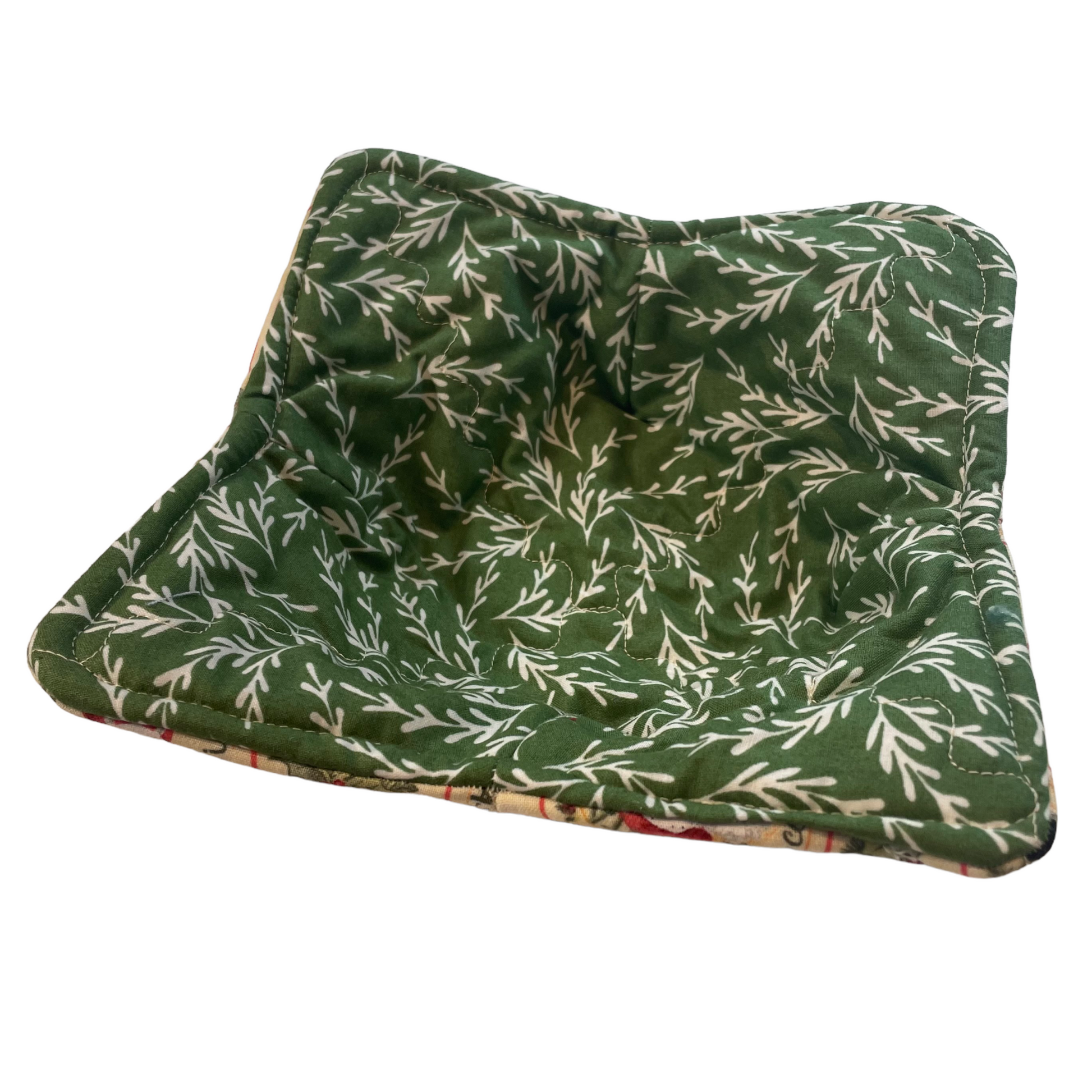 Microwave Soup Bowl Cozy | Cute Christmas Soup Bowl Cozy - Home Stitchery Decor
